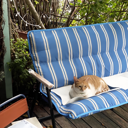 cozy double cushion for indoor and outdoor use