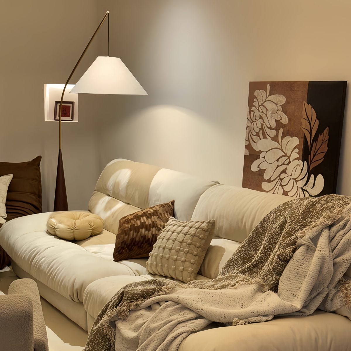 Aurora Arc Designer Floor Lamp