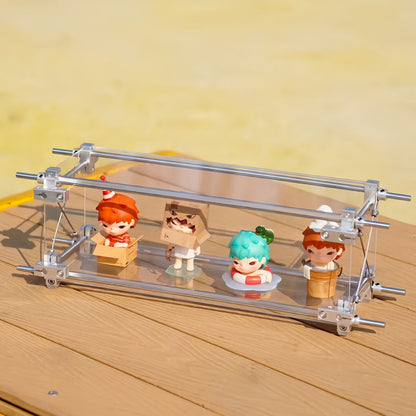 Clear Acrylic Double-Layer Storage Box