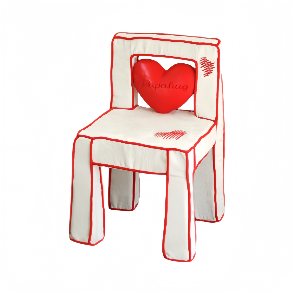Heart-Shaped Cartoon Chair