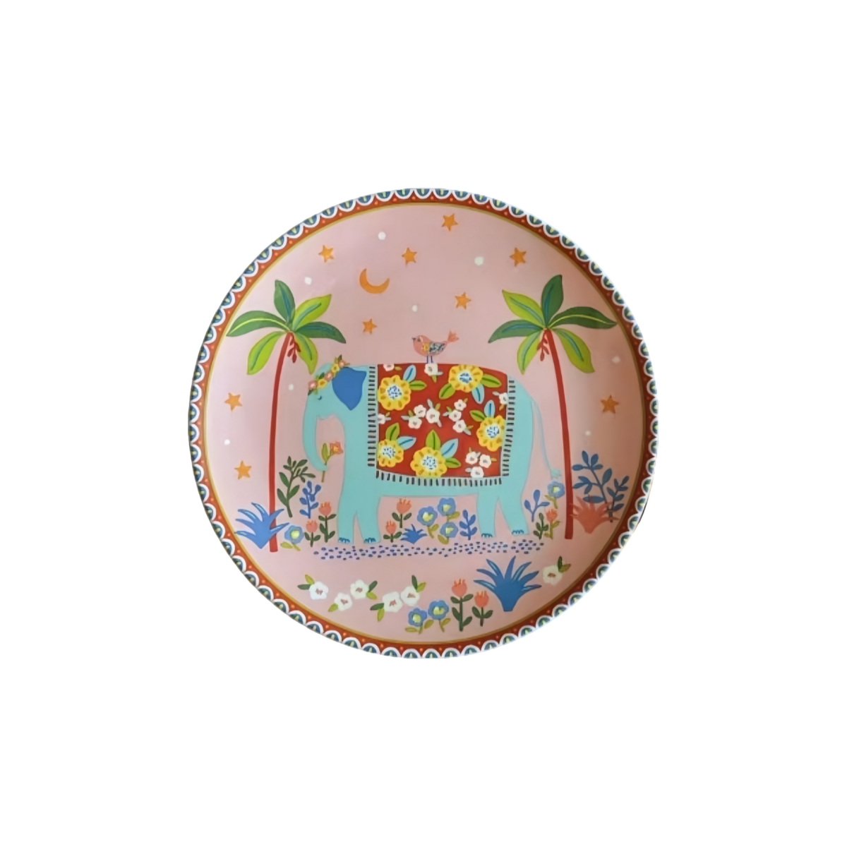 Farmhouse Hand-Painted Ceramic Plates