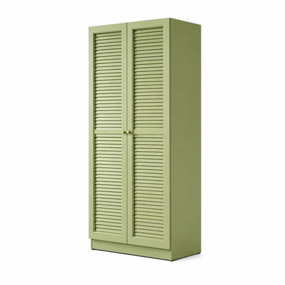 LUNA LOUVER Metal Wardrobe