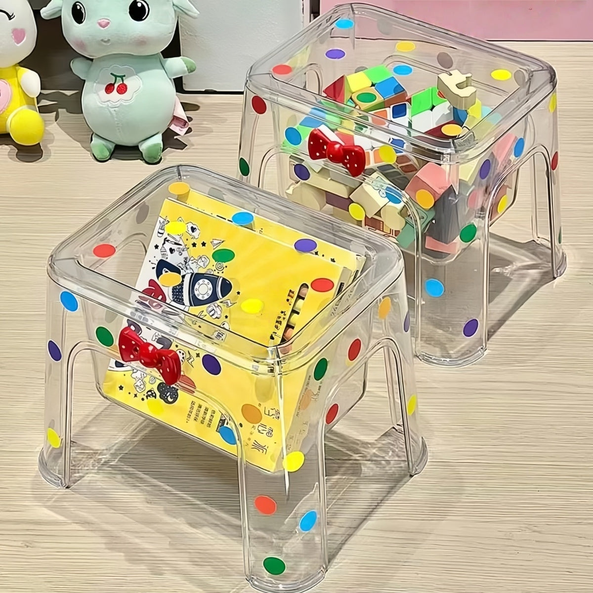 Candy Dotted Stool