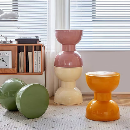 Modern Hourglass Side Table