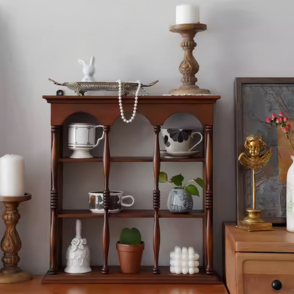Roman Arch Vintage Solid Wood Wall-Mounted Mug Rack