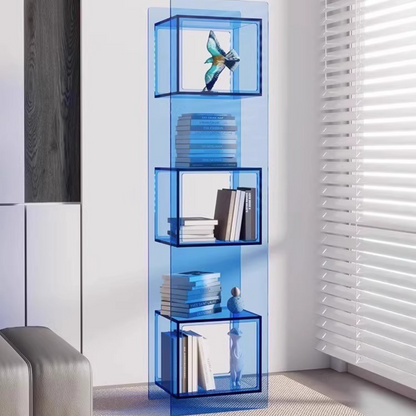 transparent acrylic shelf for books plants and decor
