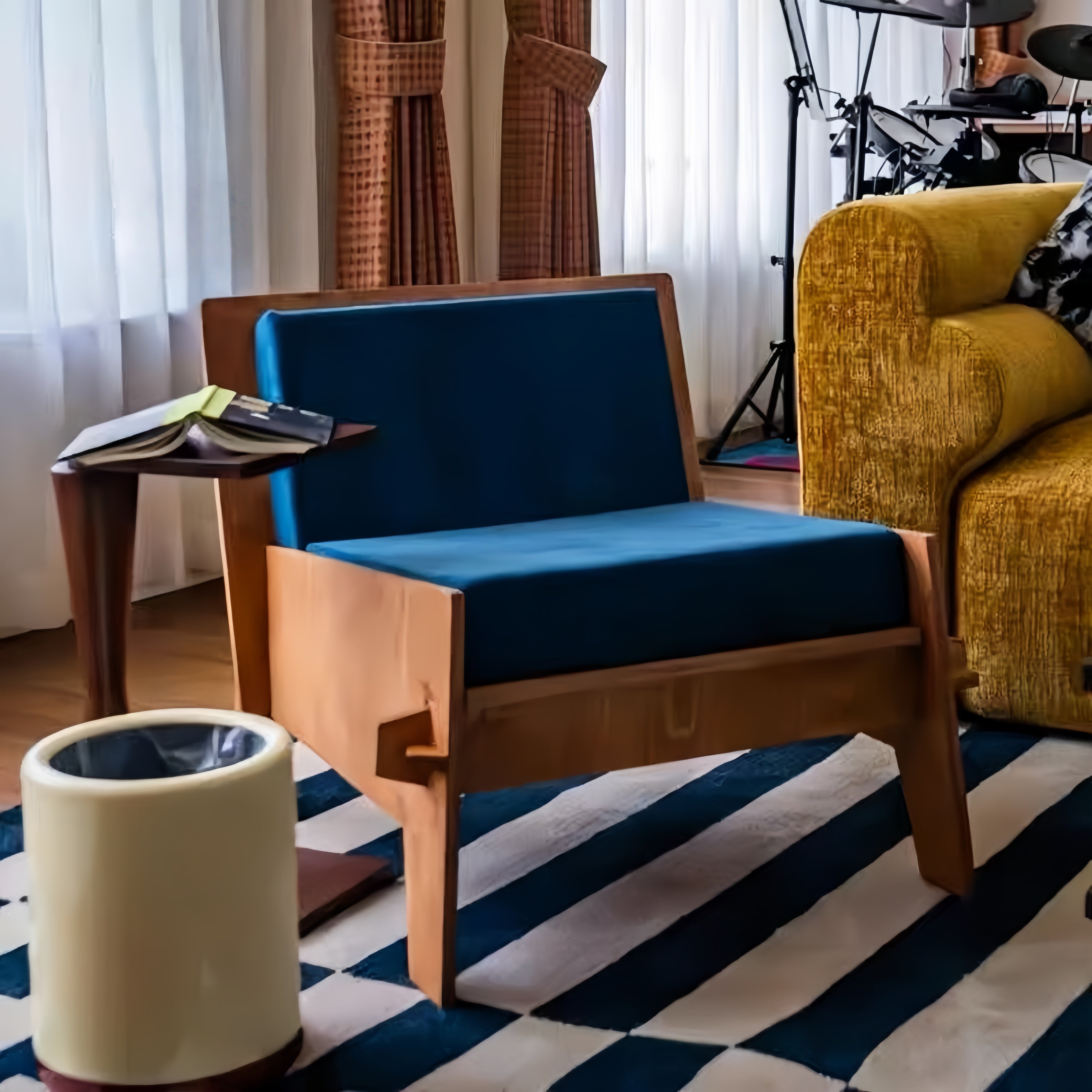 minimalist accent chair for modern small living spaces