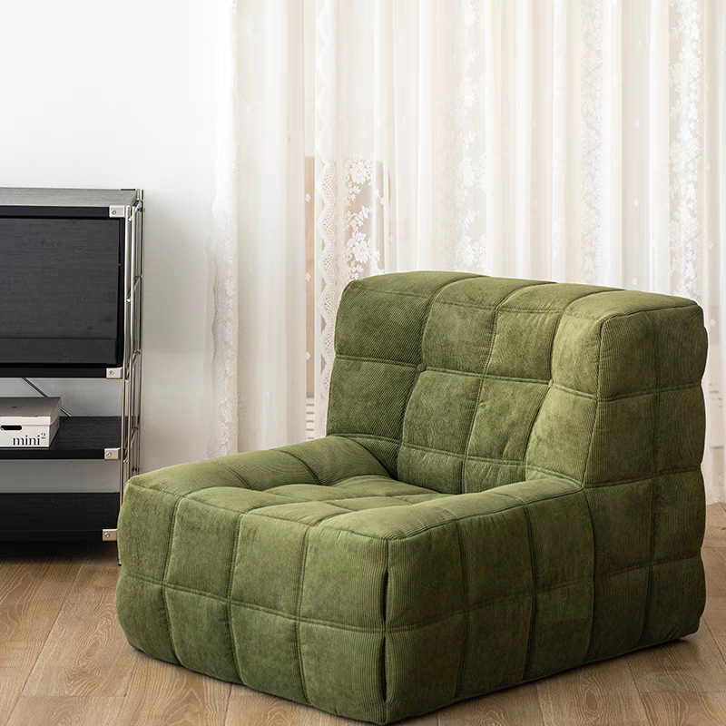 Box Tufted Mochi Sofa™ Lounge Chair（Green）