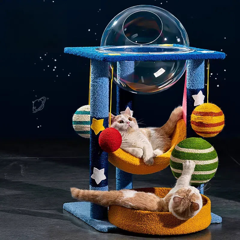 Deluxe Space Capsule Cat Climber