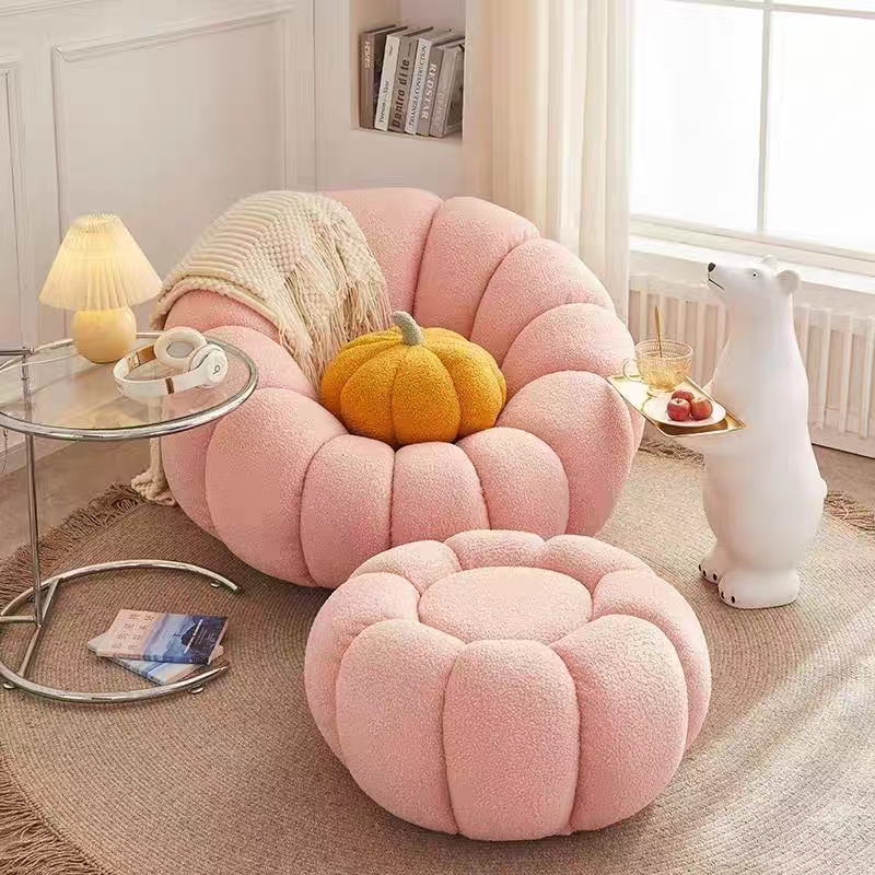 Pumpkin Puff Lounge Chair