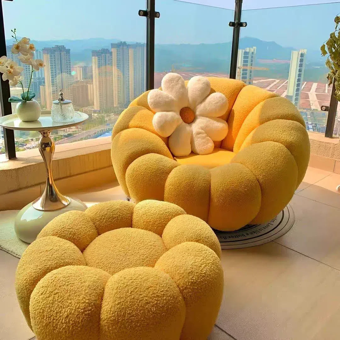 Pumpkin Puff Lounge Chair